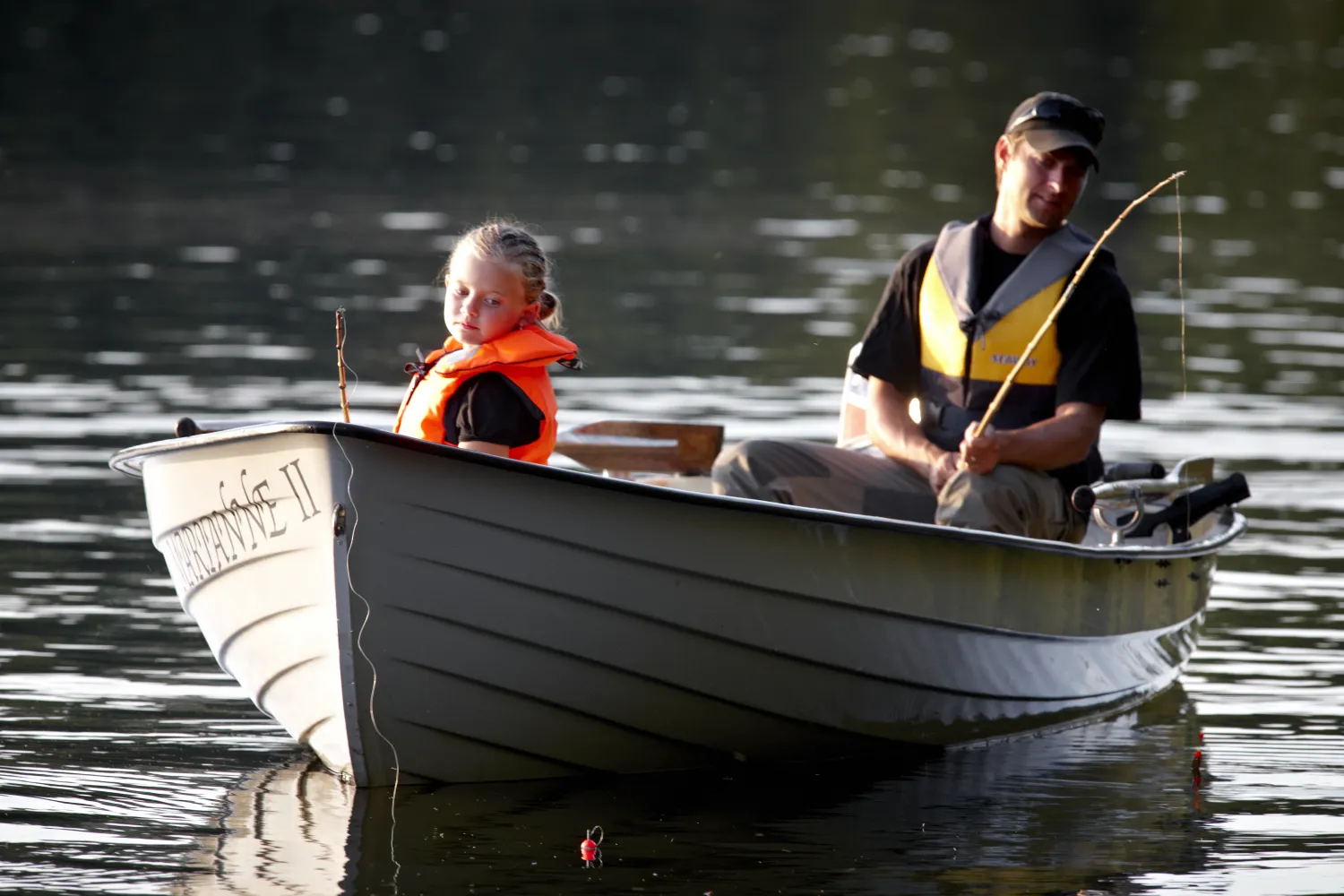 Fiske Pappa och dotter